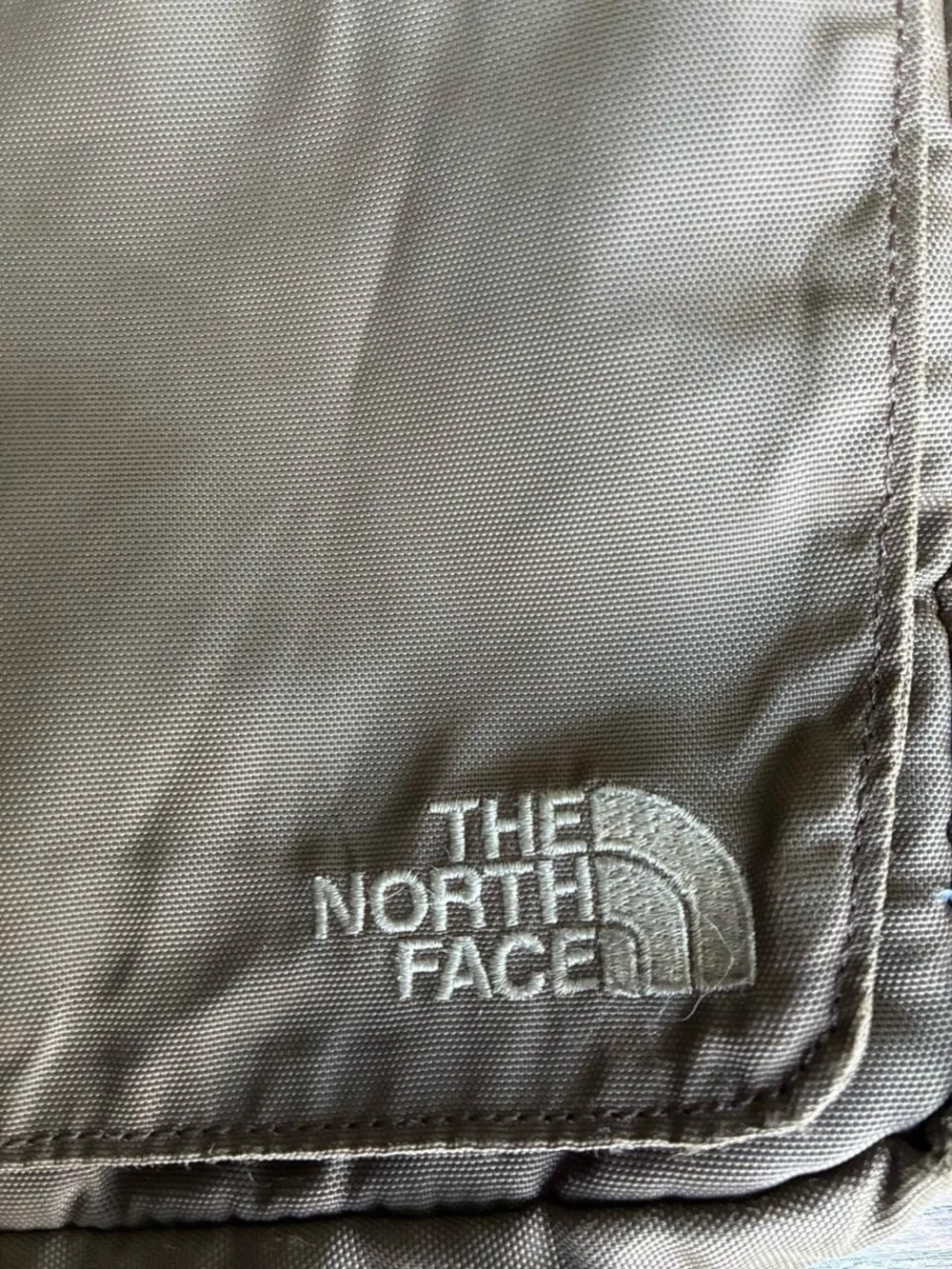 The North Face Brown Messenger Bag with Black Strap